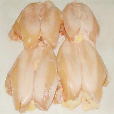 1/7 Ức gà phi lê có da túi 1kg (2-4 miếng)