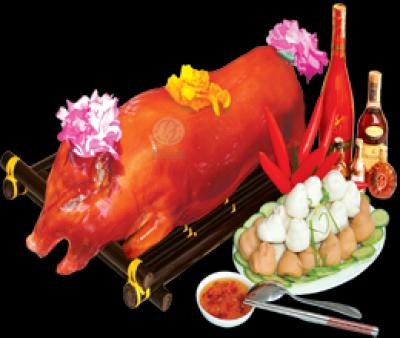 Heo sữa quay 1,3kg - 1,5kg